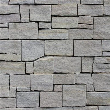 Balto smiltainio akmens apdailos plokštė